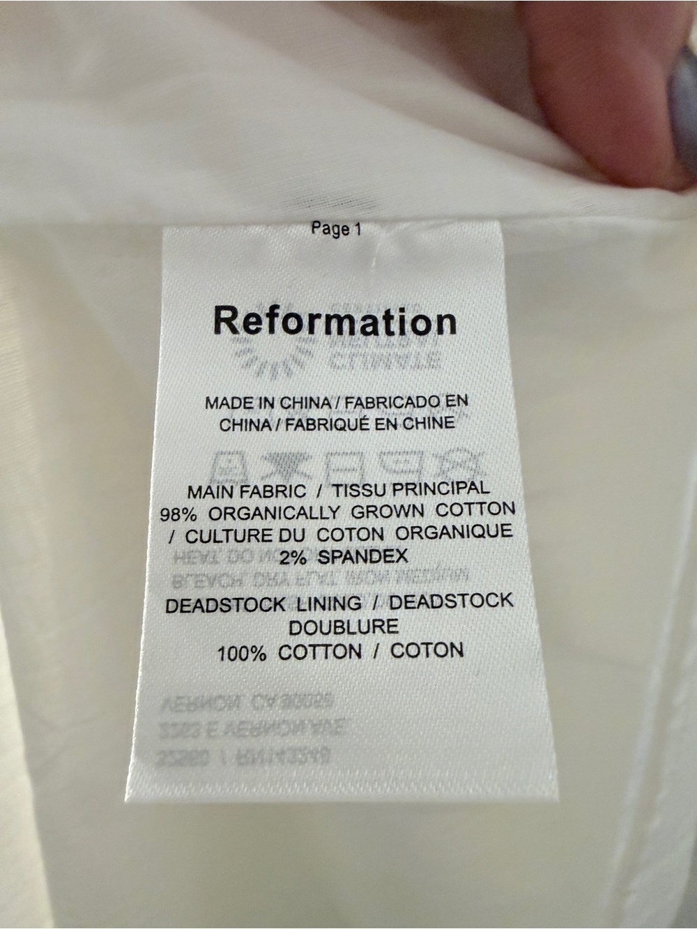 Reformation Cream Puff Long Sleeve Square-Neck Mini Dress Size 12 - Picture 6 of 7